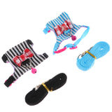 2 Sets Chinchilla Hamster Leash Puppy Harness Rabbit Collar Strap Cloth Rat Supply