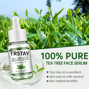 Acne Treatment Face Serum Tea Tree Oil Essence Moisturizing Shrink Pores Acne Facial Serum Korean Skin Care Products