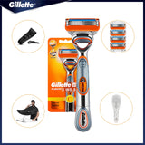 Gillette Shaver Fusion 5 Power Razor Manual Shaving Machine 5 Layers Blades Battery-Powered For Men's Face Hair Removal Original