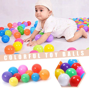 50/100Pcs Eco-Friendly Colorful Ball Pit Soft Plastic Ocean Balls Water Pool Ocean Wave Ball Outdoor Toys For Children Kids Baby