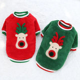 Dog Christmas Clothes Pets Clothing Santa Costume New Year Cat Outfits Xmas Deer Hat Puppy Coat Hoodie Party Apparel