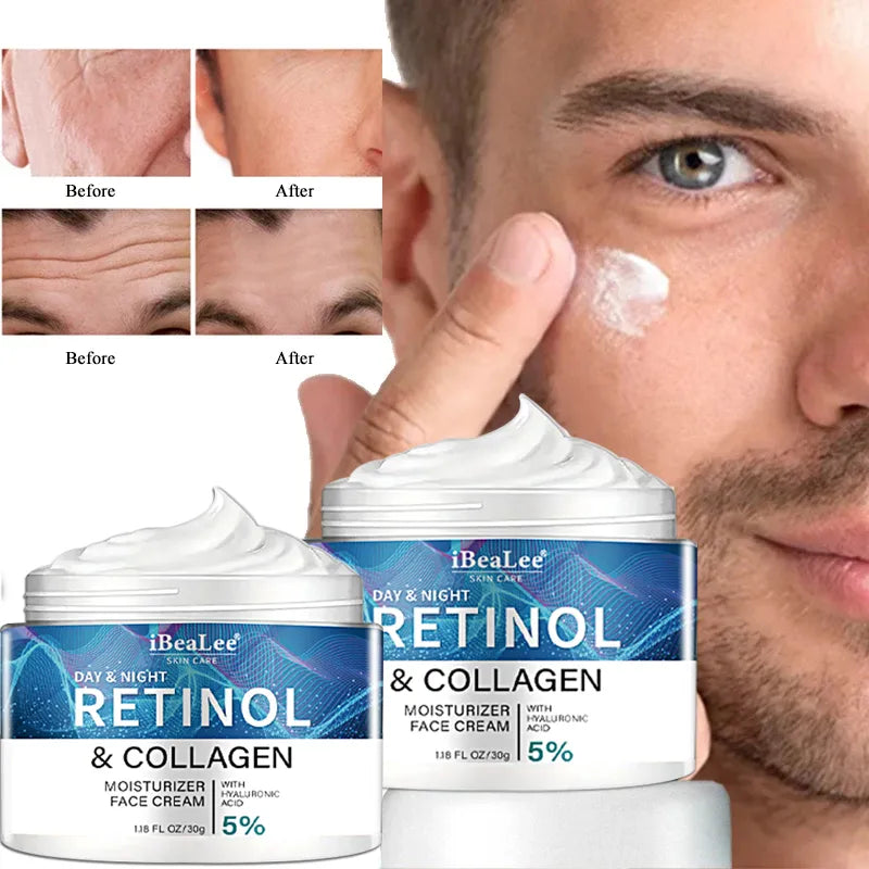 Anti-wrinkle Cream For Men Remove Face & Neck Wrinkles Firming Moisturizing Skin Retinol Face Cream Anti-aging Facial Treatment