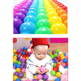 50/100Pcs Eco-Friendly Colorful Ball Pit Soft Plastic Ocean Balls Water Pool Ocean Wave Ball Outdoor Toys For Children Kids Baby