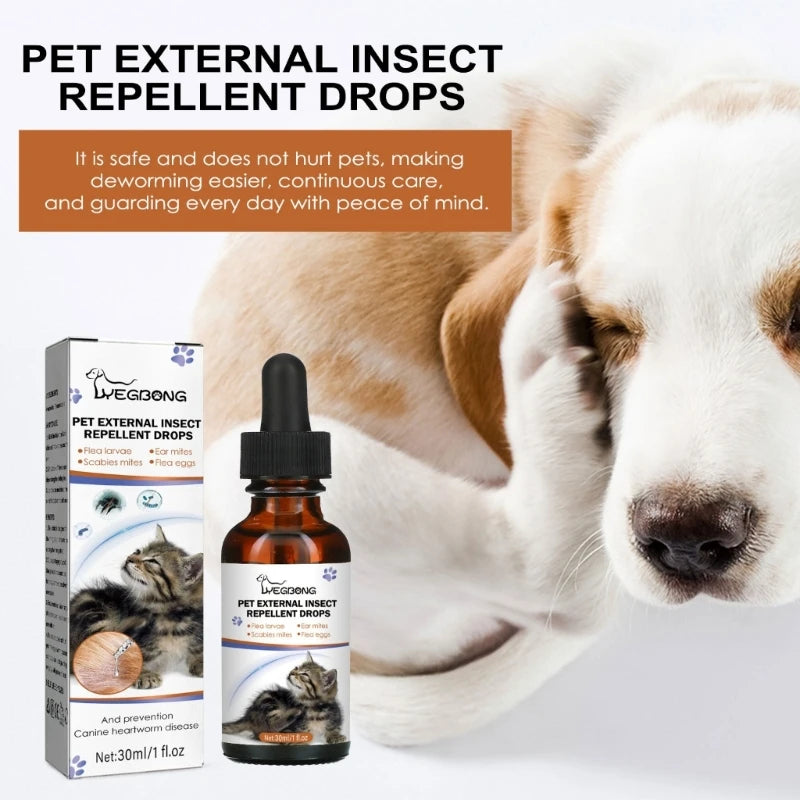 30ml Flea for Cats Powerful Prevention and Control for Tick Flea Eggs Flea and Prevention for Dogs