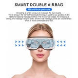 6D Smart Airbag Vibration Eye Massager Hot Compress Bluetooth Eye Massage Glasses Eye Care Instrument Fatigue Pouch & Wrinkle