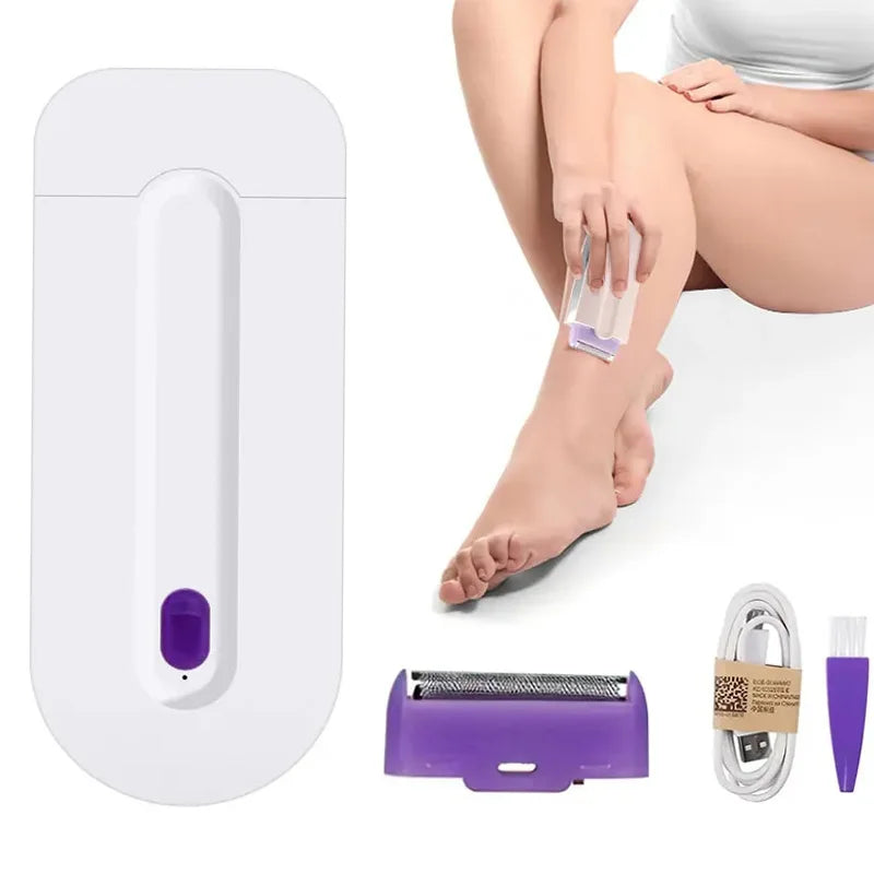 USB Rechargeable Women Epilator Portable Hair Removal Tool Rotary Shaver Body Face Leg Bikini Lip Depilator