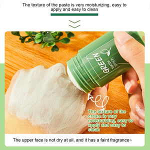 40g Face Clean Mask Green Tea Cleansing Stick Mask Smear Acne Shrink Blackhead Moisturizing Deep Cleansing Mask Film Pores