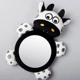 Black White View Back Seat Mirror Baby Car Seat Mirror Safety Seat Headrest Rearview Mirror Baby Facing Rear Ward Car Kids Monitor