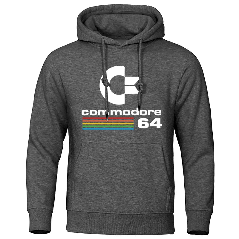 Comfortable Men Tracksuit Autumn Winter Male Hoodie Sweatshirts Commodore 64 Cool Clothing Long sleeve Hoodies Street Hooded