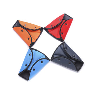 Baby Car Seat Safety Belt Cover Sturdy Adjustable Triangle Safety Seat Belt Pad Clips Baby Child Protection Car-Styling Car Goods