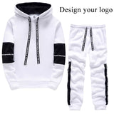 Men Tracksuit Two Piece Set 2022 Autumn and Winter Pullover Hoodies Sweatshirt+Pants Suit Man Hoodies Set Tracksuit Men Luxury