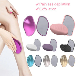 Hot Crystal Physical Hair Removal Eraser Glass Hair Remover Painless Epilator Easy Cleaning Portable Reusable Body Care Epilator