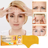 10pcs Anti-wrinkle Forehead Line Removal Gel Patch Firming Mask Frown Lines Face Skin Care Stickers Anti-aging Collagen Natural