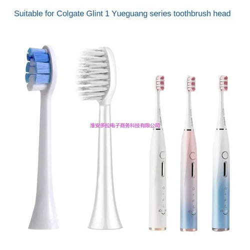 Adapting Colgate Glint 1 toothbrush head to clean and upgrade metal-free hair-planting electric toothbrush Colgate Glint 1 head