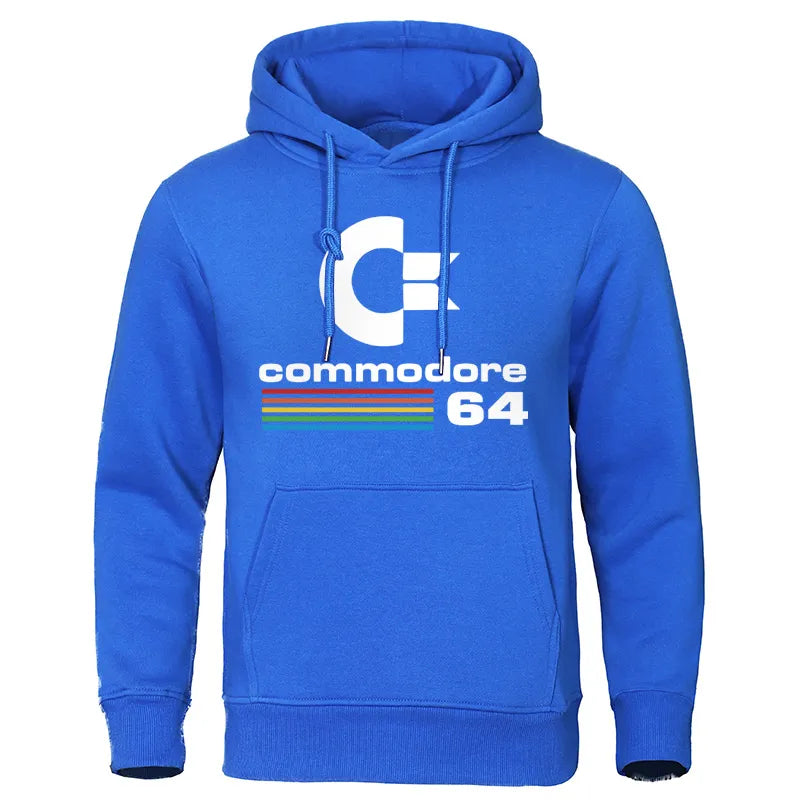 Comfortable Men Tracksuit Autumn Winter Male Hoodie Sweatshirts Commodore 64 Cool Clothing Long sleeve Hoodies Street Hooded