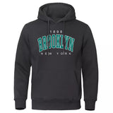 1898 Brooklyn New York Printed Mens Hoody Creativity Crewneck Clothing Fashion Oversize Sweatshirt Fashio Crewneck Hoodie Male