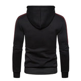 Men's Hoodie Black White Army Green Red Hooded Color Block Fleece Cool Casual Winter Clothing Apparel Hoodies Sweatshirts