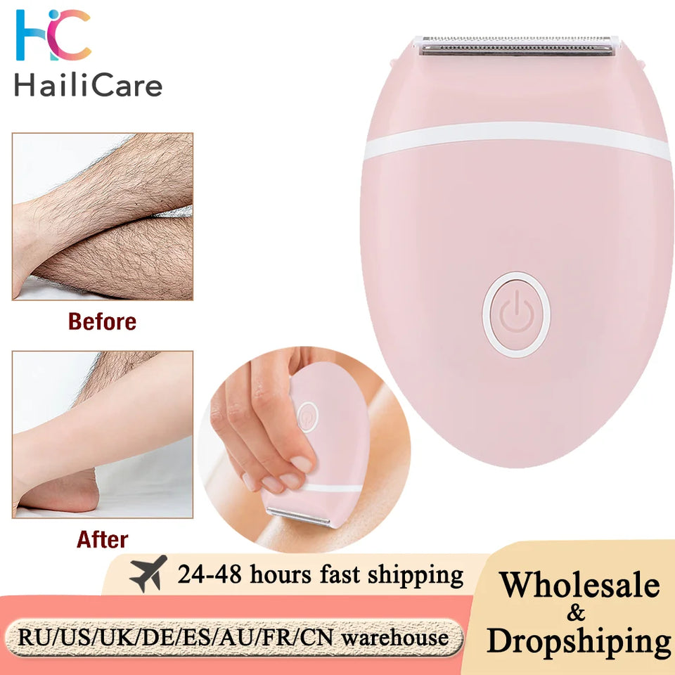 Women's 3 in 1 Shaver Electric Mini Razor Special Hair Removal Equipment Whole Body Knife Armpit Intimate Area