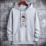 Anime Hoodie Men Clothing Winter Cotton T Shirts Oversized Long Sleeve Coats Tracksuit Men Hip Hop Sweatshirts Jackets Sweater