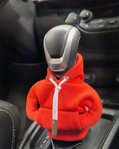 Hoodie Car Gear Shift Cover Fashion Gearshift Hoodie Car Gear Shift Knob Cover Manual Handle Gear Sweatshirt Change Lever Cover