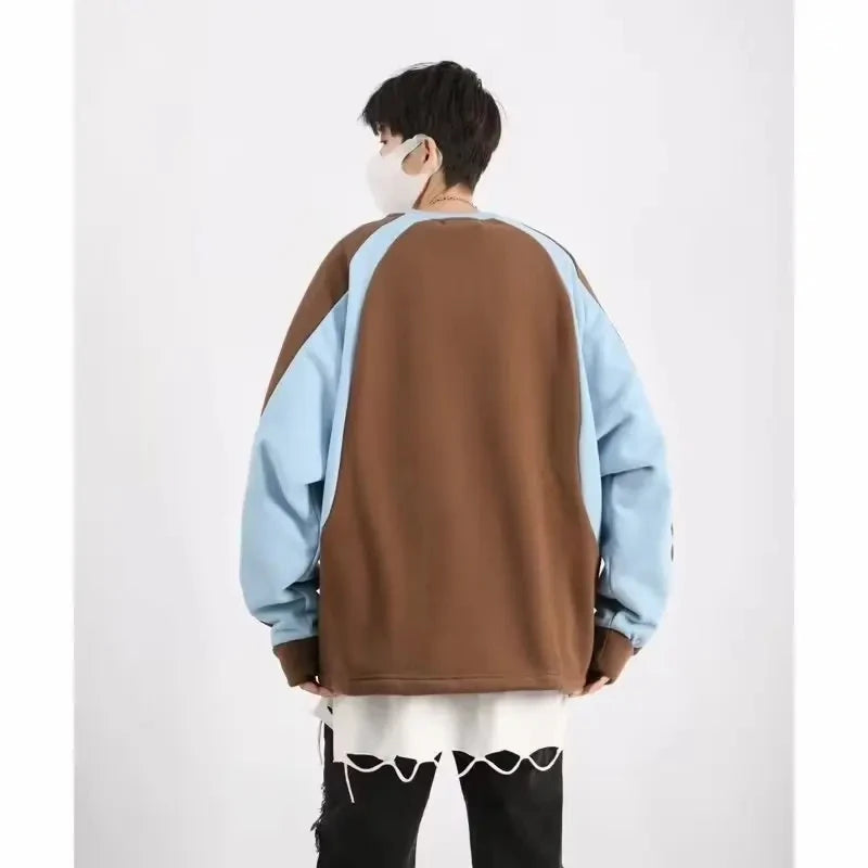 Fashion Vintage Y2k Sweatshirt Hoodies Streetwear Matching Shirt Oversized Aesthetic Korean Style Pullover Hippie Designer Top