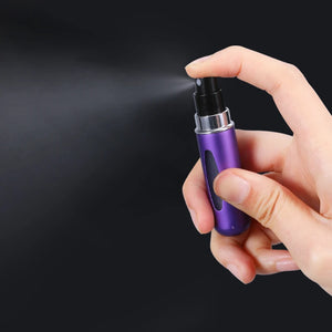 5/8ml Portable Mini Refillable Perfume Atomizer Aluminum Parfume Spray Bottle  Empty Cosmetic Containers for Travel Tool