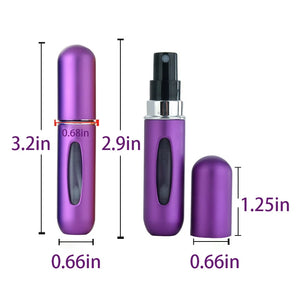 5/10PCS 5ml Mini Portable Refillable Perfume Bottle Refill Spray Bottle Cosmetic Container Atomizer Bottle For Travel