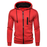 Men's Hoodie Black White Army Green Red Hooded Color Block Fleece Cool Casual Winter Clothing Apparel Hoodies Sweatshirts