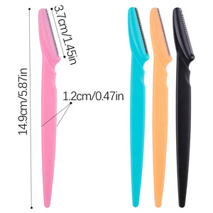 3/4/10Pcs Eyebrow Trimmer Blade Shaver Portable Face Razor Eye Brow Epilation Hair Removal Cutters Safety Razor Woman Makeup