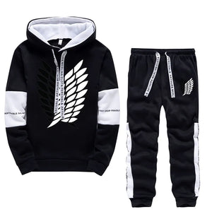 Men Tracksuit Two Piece Set 2022 Autumn and Winter Pullover Hoodies Sweatshirt+Pants Suit Man Hoodies Set Tracksuit Men Luxury