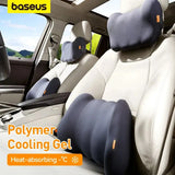 Baseus Car Neck Pillow Cushion Vehicle Head Pillow Seat Headrest Lumbar Support for Car Memory Foam Travel Pillow Car Accessory