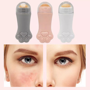 1pcs Face Oil Absorbing Roller Skin Care Tool Volcanic Stone Oil Absorber Washable Facial Oil Removing Care Skin Makeup Tools