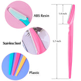 15Pcs Eyebrow Trimmer Safety Razor Face Shaver Blade Epilation Hair Removal Cutter Multipurpose Exfoliating Dermaplaning Tool