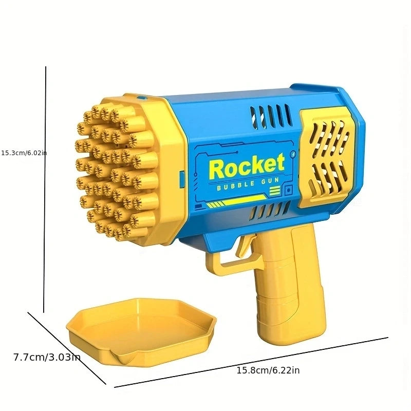 40 hole handheld fully automatic space light bubble machine electric children's toys without battery without  bubble water