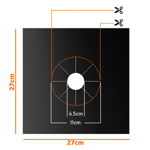 4/8PC Stove Protector Cover Liner Gas Stove Protector Gas Stove Stovetop Burner Protector Kitchen Accessories Mat Cooker Cover