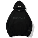 Essentials hoodie 3D rubber lettering logo sweatshirt High quality hip hop loose unisex oversize fashion brand pullover hoodie