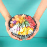 50/100/200/300/500pcs Colorful Saran Wrap Disposable Food Cover  Food Grade Fruit Fresh-keeping Plastic Bag Kitchen Accessories