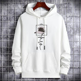 Anime Hoodie Men Clothing Winter Cotton T Shirts Oversized Long Sleeve Coats Tracksuit Men Hip Hop Sweatshirts Jackets Sweater