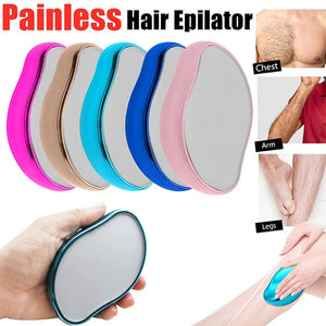 Hot Crystal Physical Hair Removal Eraser Glass Hair Remover Painless Epilator Easy Cleaning Reusable Body Care Epilator