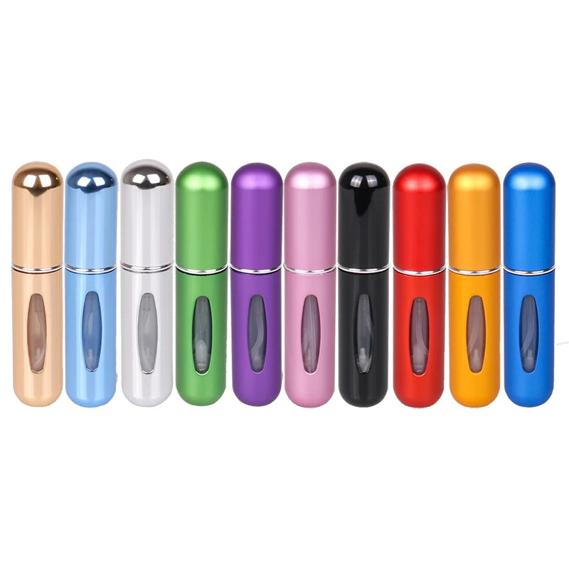 5/10PCS 5ml Mini Portable Refillable Perfume Bottle Refill Spray Bottle Cosmetic Container Atomizer Bottle For Travel