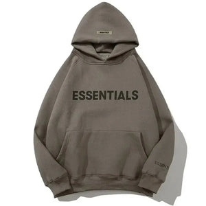 Essentials hoodie 3D rubber lettering logo sweatshirt High quality hip hop loose unisex oversize fashion brand pullover hoodie