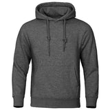 Autumn Winter Men Fleece Warm Mens Sweatshirt Casual Solid Color Streetwear Pullovers Sport School Fashion Hot Sale Hoodies