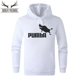 2023 Autumn/Winter Men's New Pumba Sports Print Hoodie Set Men's Fleece Sweater Casual Designer Sportswear Casual Pullover w13