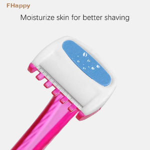 2Pcs Female Body Trimming Shaver Women Razor Professional Smooth Portable Safety Shaving Manual