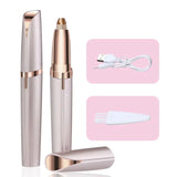 Women Electric Eyebrow Trimmer Security Hair Removal Eye Brow Epilator Mini Shaper Shaver Painless Razor Facial Hair Remover